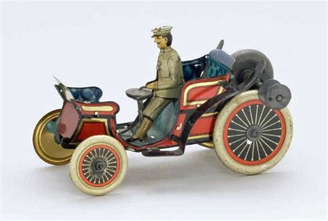 German Horseless Carriage Antique Toys Library