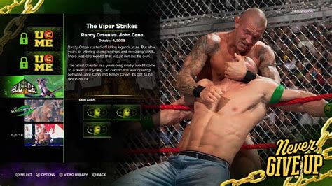 Wwe 2k23 Randy Orton Vs John Cena Wwe Gaming Games Johncena