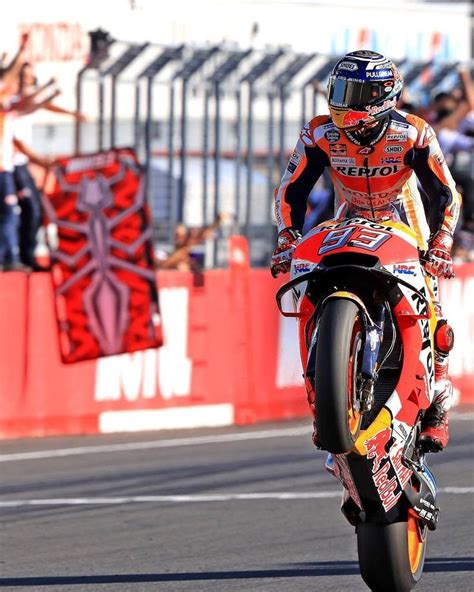 Victory Wheelie With Seven Time World Champion Marcmarquez93 At The