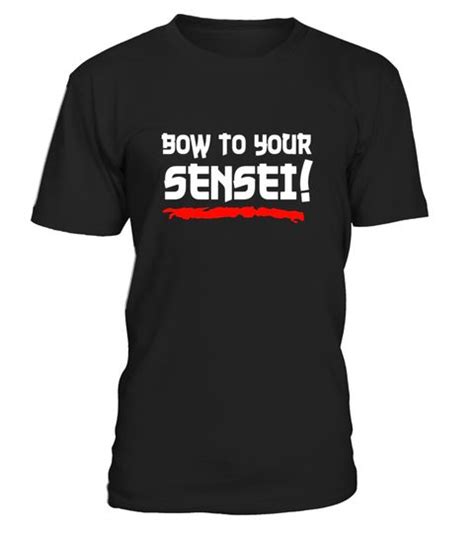 Funny Bow To Your Sensei Martial Arts T Shirt Dark Special Offer Not Available In Shops