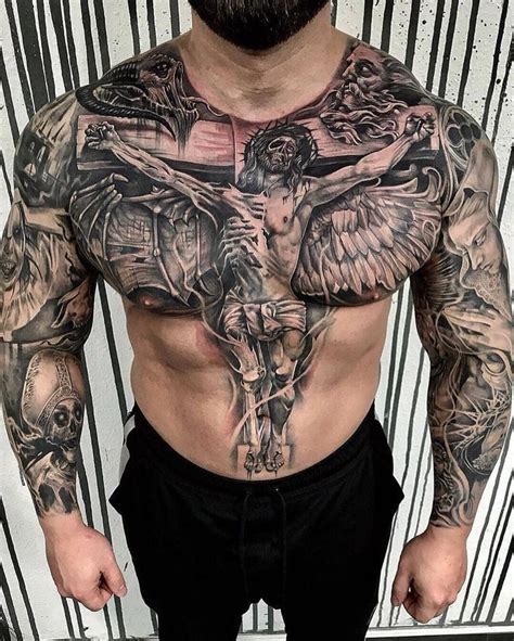 Best Chest Tattoos For Men Cool Designs Chest Tattoo Men