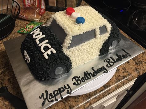 Police Car Cake By Brickey Cakes Police Birthday Cakes Police Car