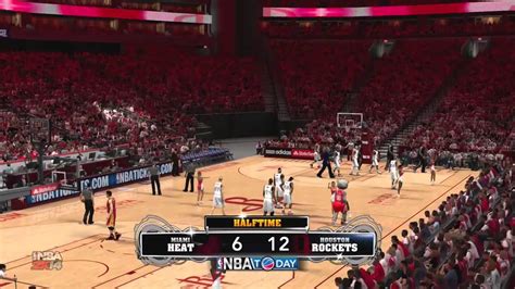 Nba 2k14 Gameplay Miami Heat Vs Houston Rockets Xbox 360ps3pc