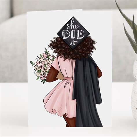 She Did It Graduation Card Single Or Set Coco Michele Etsy