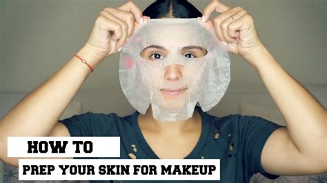 How I Prep My Skin For Makeup Healthy And Glowing Skin Youtube