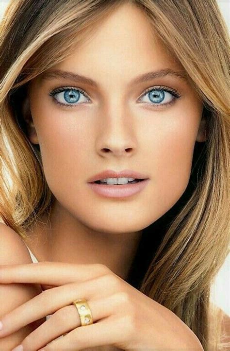Very Attractive Blonde With Blue Eyes Most Beautiful Eyes Stunning