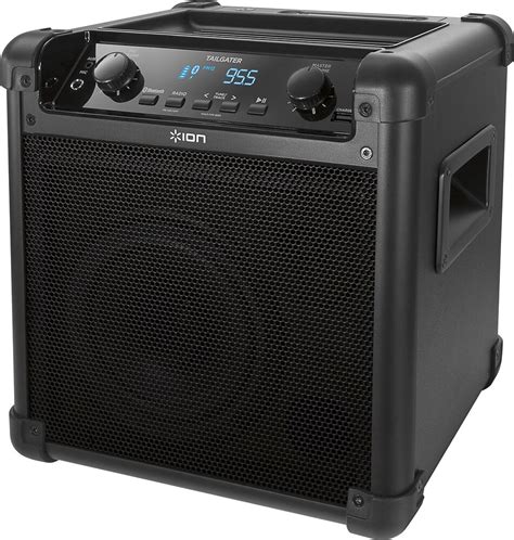 Best Buy Ion Audio Tailgater Portable Bluetooth Speaker Black