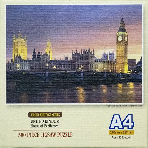 Tomax Miniature Jigsaw Puzzle United Kingdom House Of Parliament