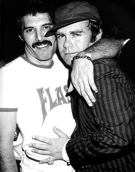 freddie mercury and elton john 1980 elton john freddie mercury queen freddie mercury