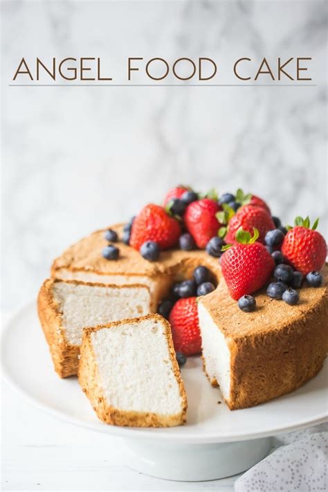 Recipe courtesy of alton brown. Angel Food Cake: Like a sweet cloud! -Baking a Moment