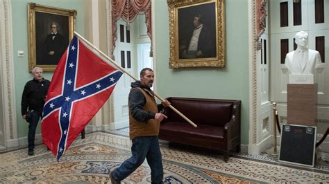 Jan 6 Capitol Rioter Who Carried Confederate Flag Sentenced