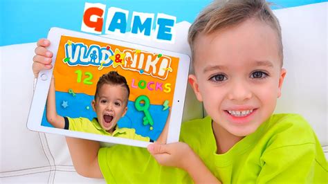 Vlad And Niki 12 Locks New Game For Kids Youtube