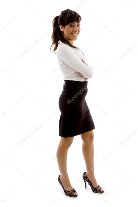 Full Body Pose Of Businesswoman Stock Photo By ©imagerymajestic 1671457