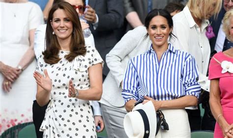 Kate Middleton And Meghan Markle At Wimbledon The Duchesses First