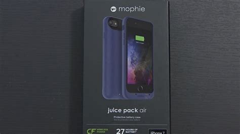 Mophie Juice Pack Air For Iphone 7 Wireless Charging Battery Case Youtube