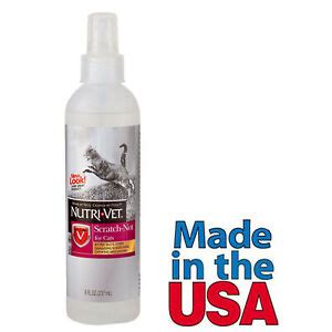 Fast acting won't stain skin. Cat Anti Scratch Spray Made in USA for Stop Scratching on ...