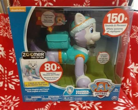 Paw Patrol Zoomer Everest Interactive Pup Robotic Dog Spin Master 150