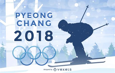 Pyeongchang 2018 Winter Olympics Poster Vector Download