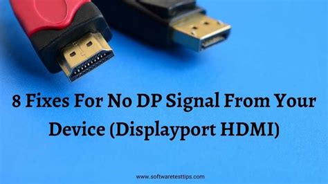 fixes   dp signal   device displayport hdmi