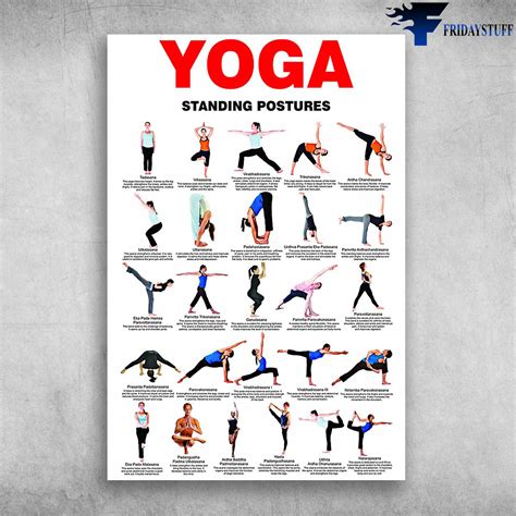 Poster Yoga Posen 10 Autumn Yoga Poses For Kids Printable Poster