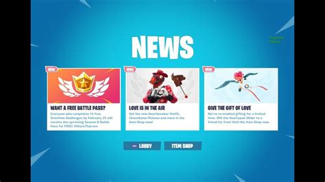 Fortnite News Update Free Season 8 Battle Pass Overtime Challenges