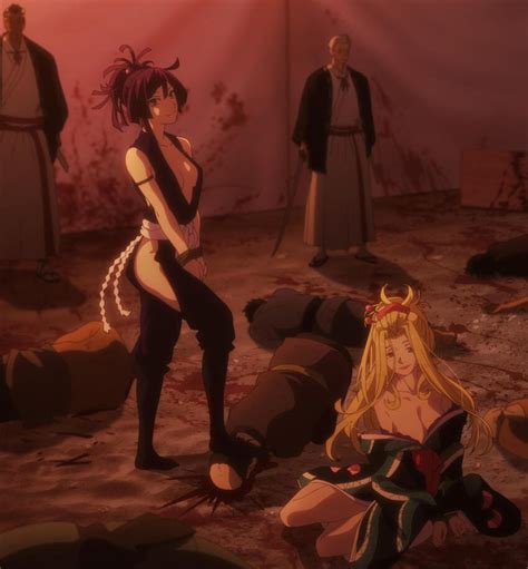 Akaginu Jigokuraku Yuzuriha Jigokuraku Jigokuraku Highres Screencap Stitched Third