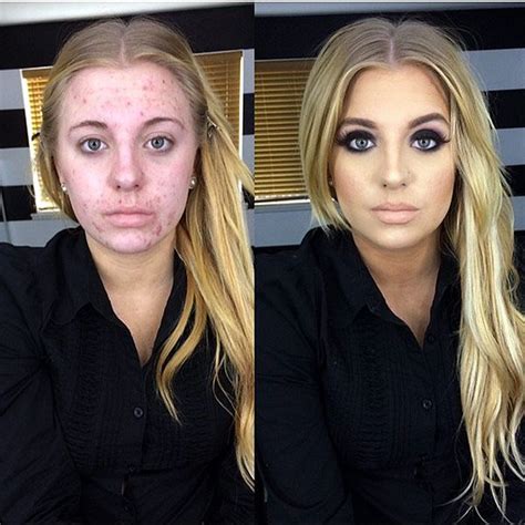 With And Without Makeup Meme Tutorial Pics