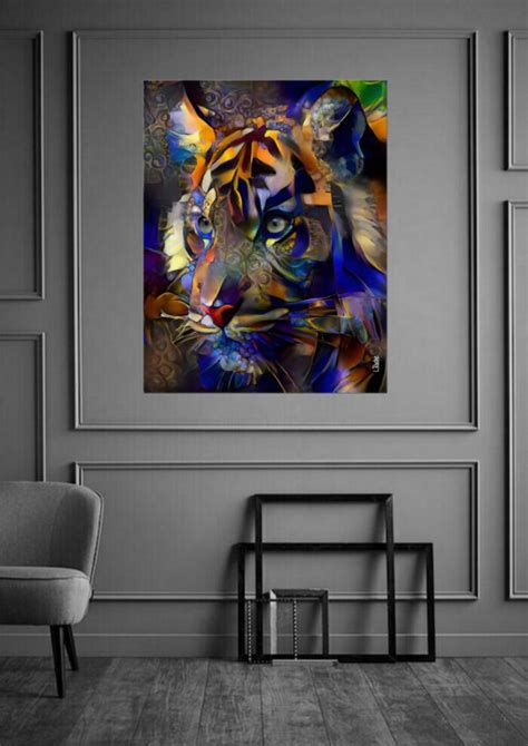 Sambo Tiger Painting By Lroche Artmajeur