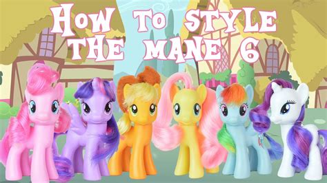 Mlp Mane 6 Hair Styling Tutorial How To Style Rarity Fluttershy