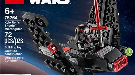 Lego Star Wars Kylo Rens Shuttle Microfighter Review Youtube