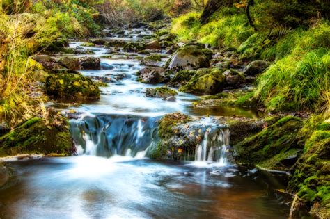 Time Lapse Photography Of Waterfalls During Sunset · Free Stock Photo