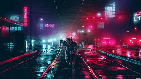 Cool Neon Anime Wallpapers 4k Hd Cool Neon Anime Backgrounds On