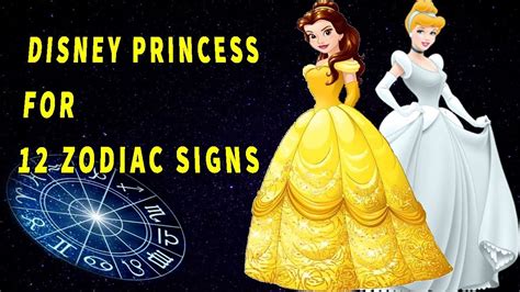 Disney Princesses As Zodiac Signs