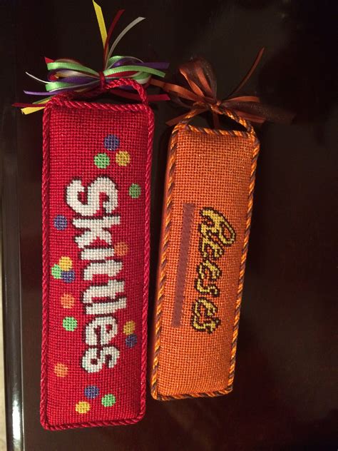 If you want to print the pattern again at a later date, there. Needlepoint candy bars | Plastic canvas patterns ...