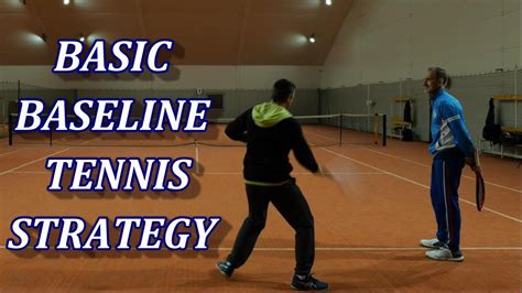 Basic Tennis Strategy From The Baseline How To Decide What To Play