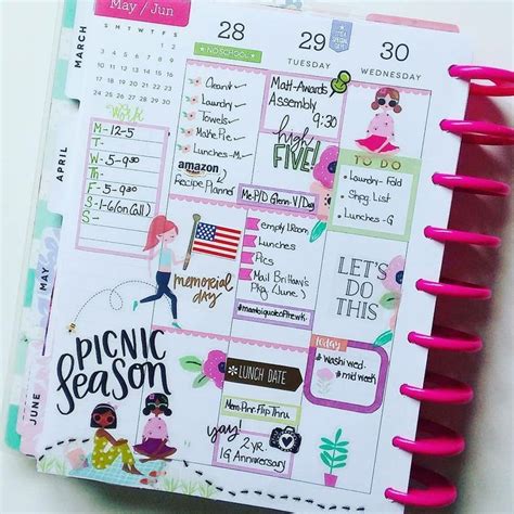 Pin On Happy Planner Spreads