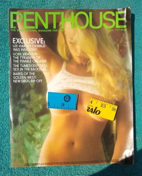 Vintage Penthouse Magazine April Signe Berger Center Picclick