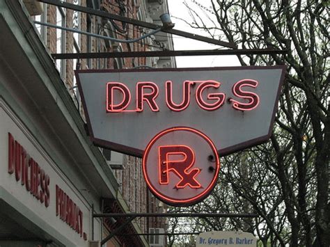 Drugs Sign This Neon Sign Hangs Outside Northern Dutchess Flickr