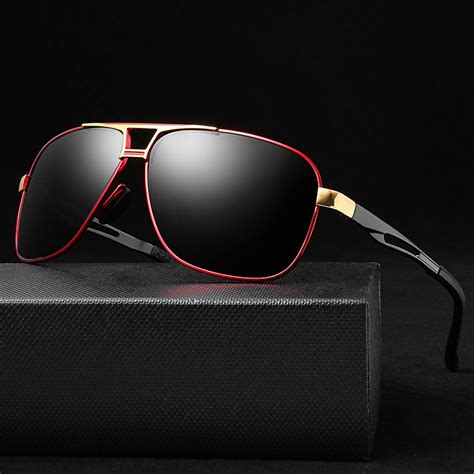 onevan vintage polarized sunglasses men brand design aluminum magnesium frame sun glasses