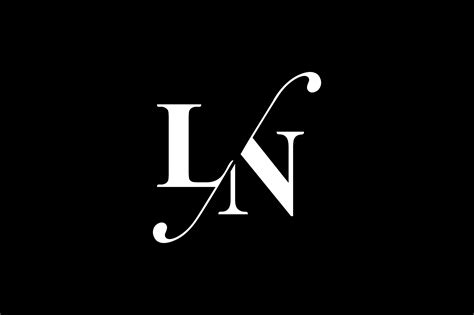 Ln Monogram Logo Design By Vectorseller