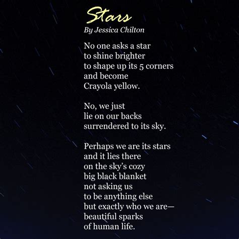 Star Poems And Quotes Quotesgram Poems About Stars Poetry