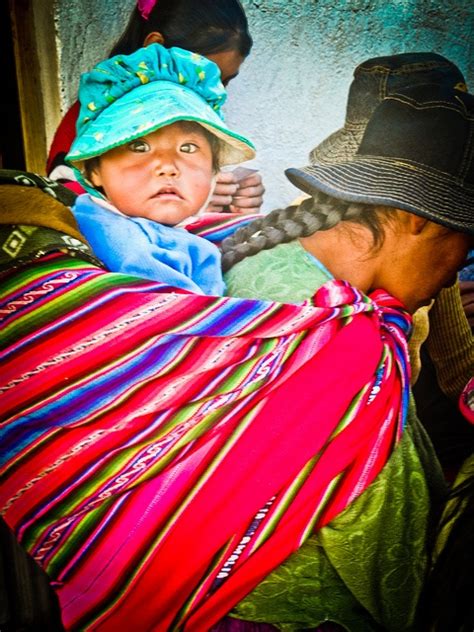 La Paz Bolivia Babywearing Baby Wearing Mexico Culture Mother And