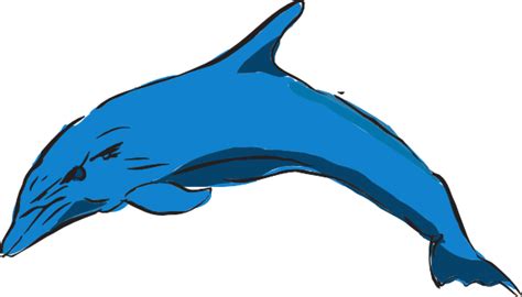 Blue Leaping Dolphin Png Svg Clip Art For Web Download Clip Art Png