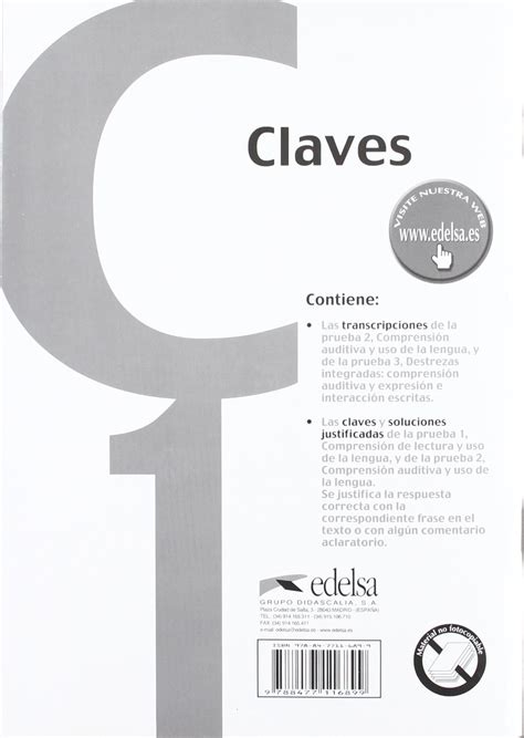 DELE C1 EDELSA CLAVES PDF