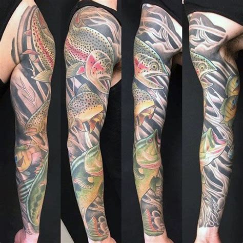 60 Trout Tattoo Designs For Men - Freshwater Fish Ink Ideas | Trout tattoo, Tattoo designs men ...