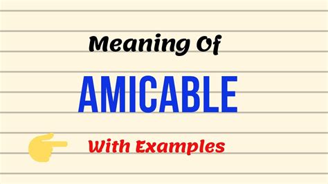 Meaning Of Amicable English Vocabulary Lessons Urduhindi Youtube