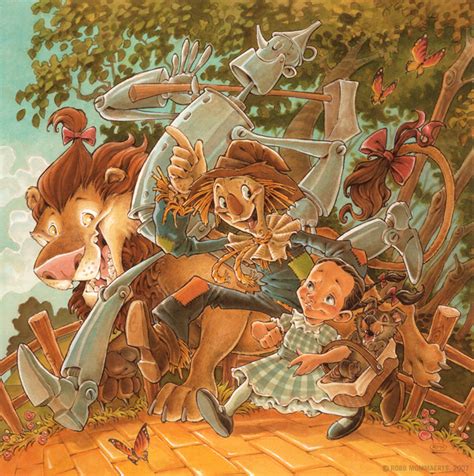 Wonderful Illustrations Of The Wizard Of Oz