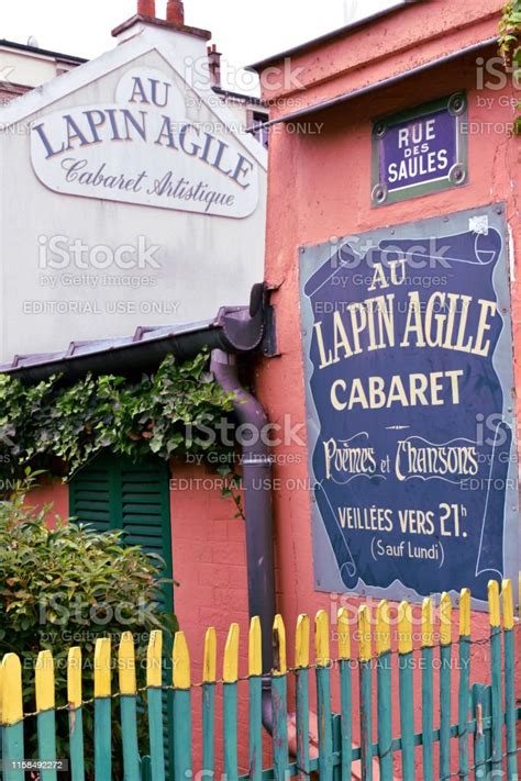 At Lapin Agile Famous Cabaret At Montmartre Paris France Stock Photo