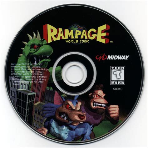 Rampage World Tour 1997 Windows Box Cover Art Mobygames