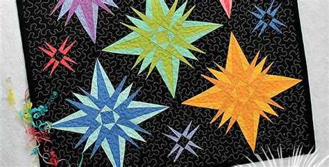 Celebrate With This Festive Mini Fireworks Quilt Quilting Digest